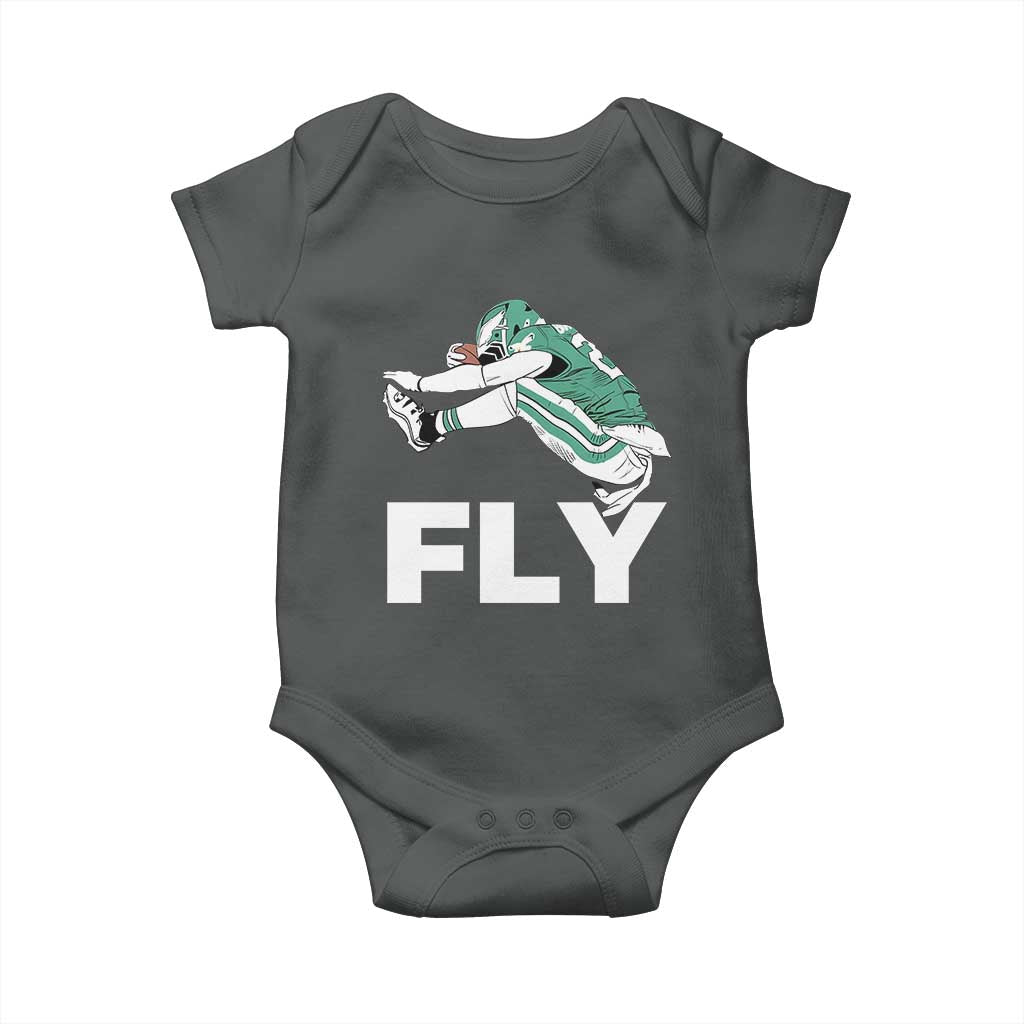 Philly Fan Baby Onesie Barkley Backwards Hurdle - Wonder Print Shop