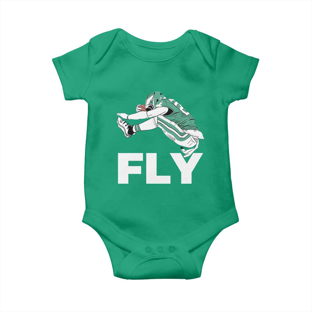 Philly Fan Baby Onesie Barkley Backwards Hurdle - Wonder Print Shop
