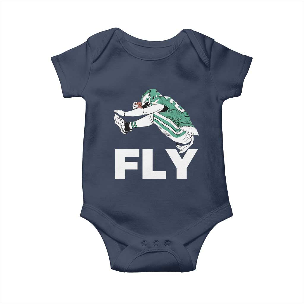 Philly Fan Baby Onesie Barkley Backwards Hurdle - Wonder Print Shop