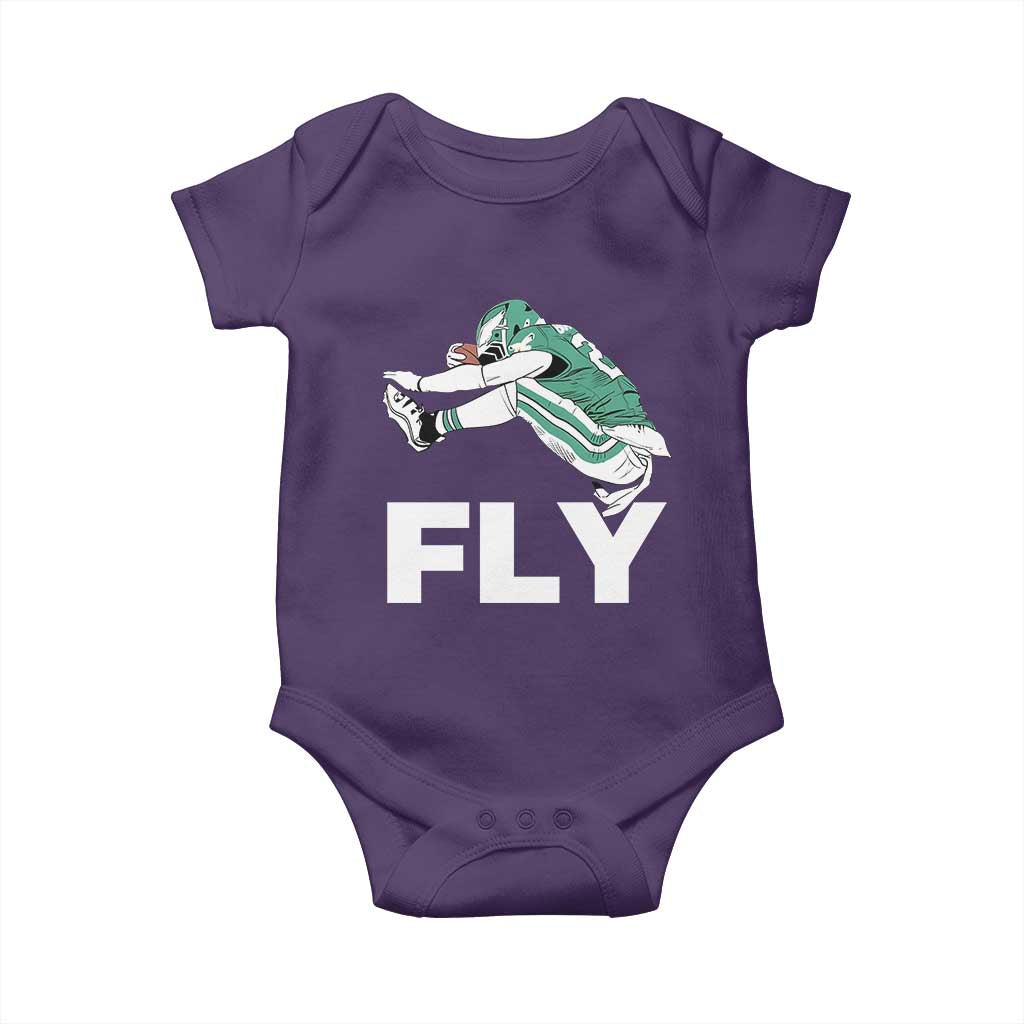 Philly Fan Baby Onesie Barkley Backwards Hurdle - Wonder Print Shop