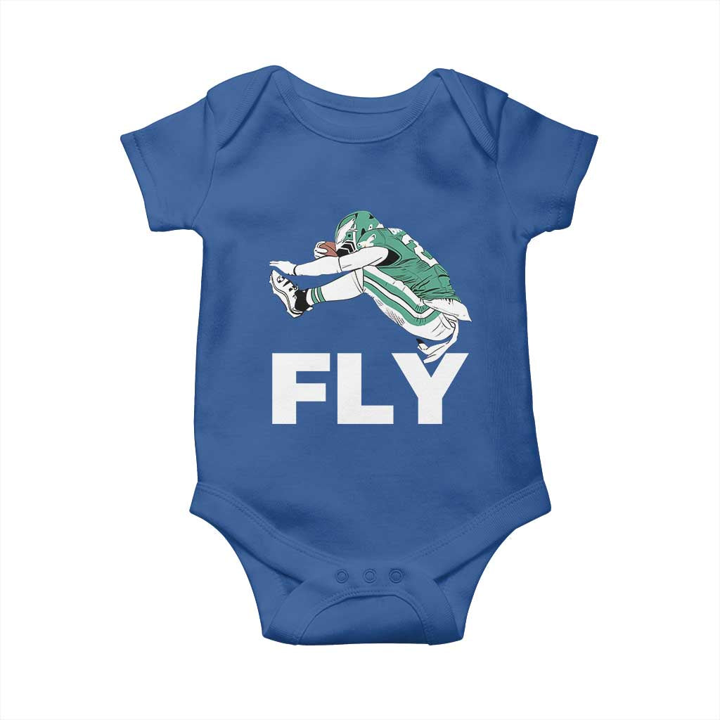 Philly Fan Baby Onesie Barkley Backwards Hurdle - Wonder Print Shop