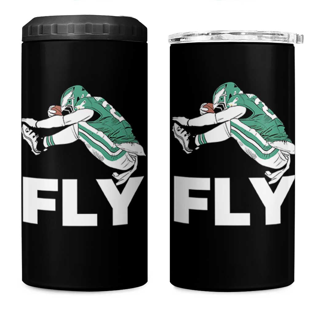 Philly Fan 4 in 1 Can Cooler Tumbler Barkley Backwards Hurdle - Wonder Print Shop