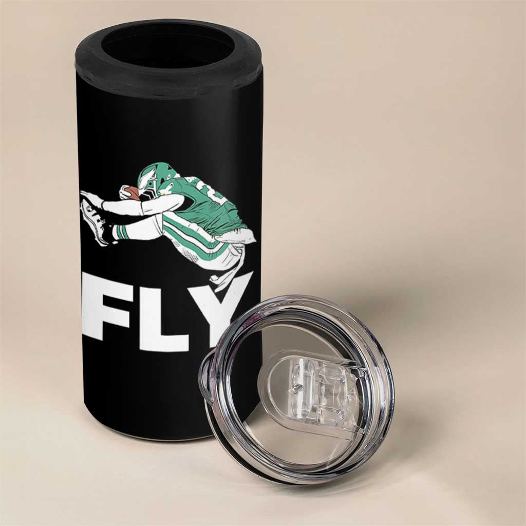 Philly Fan 4 in 1 Can Cooler Tumbler Barkley Backwards Hurdle - Wonder Print Shop