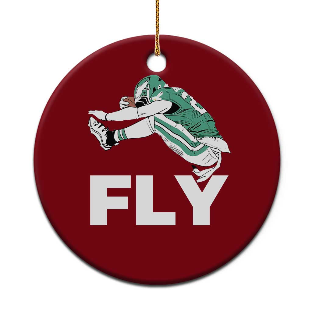 Philly Fan Ceramic Ornament Barkley Backwards Hurdle - Wonder Print Shop