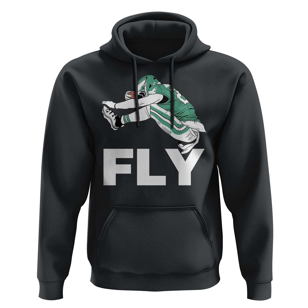 Philly Fan Hoodie Barkley Backwards Hurdle - Wonder Print Shop