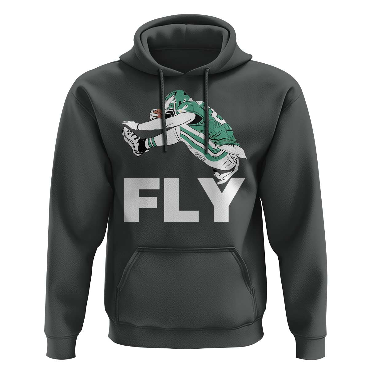 Philly Fan Hoodie Barkley Backwards Hurdle - Wonder Print Shop