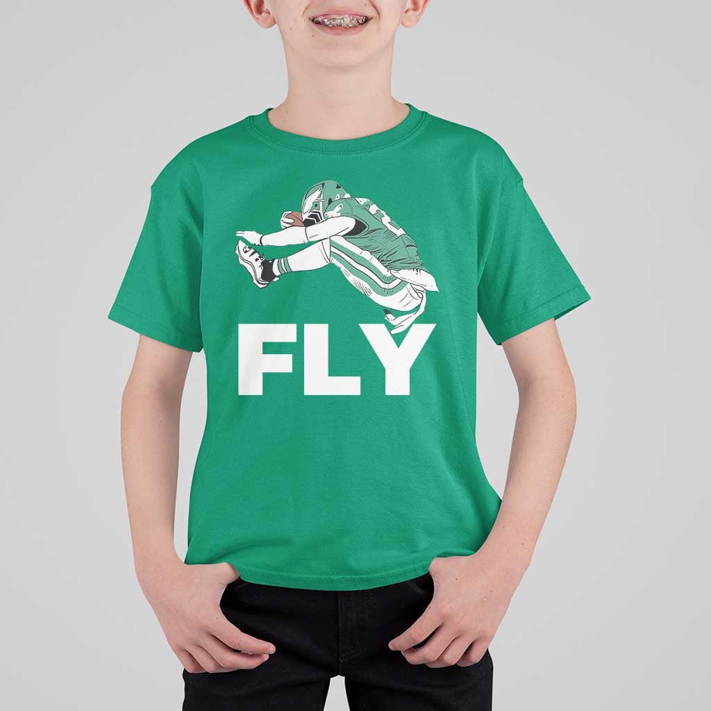 Philly Fan T Shirt For Kid Barkley Backwards Hurdle - Wonder Print Shop