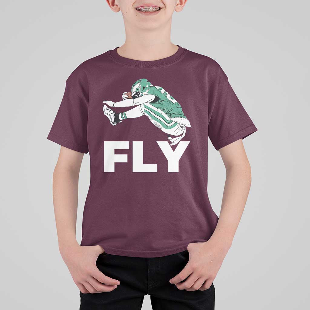 Philly Fan T Shirt For Kid Barkley Backwards Hurdle - Wonder Print Shop