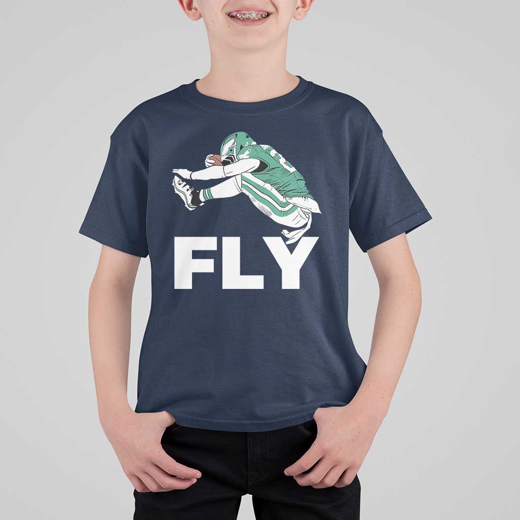 Philly Fan T Shirt For Kid Barkley Backwards Hurdle - Wonder Print Shop