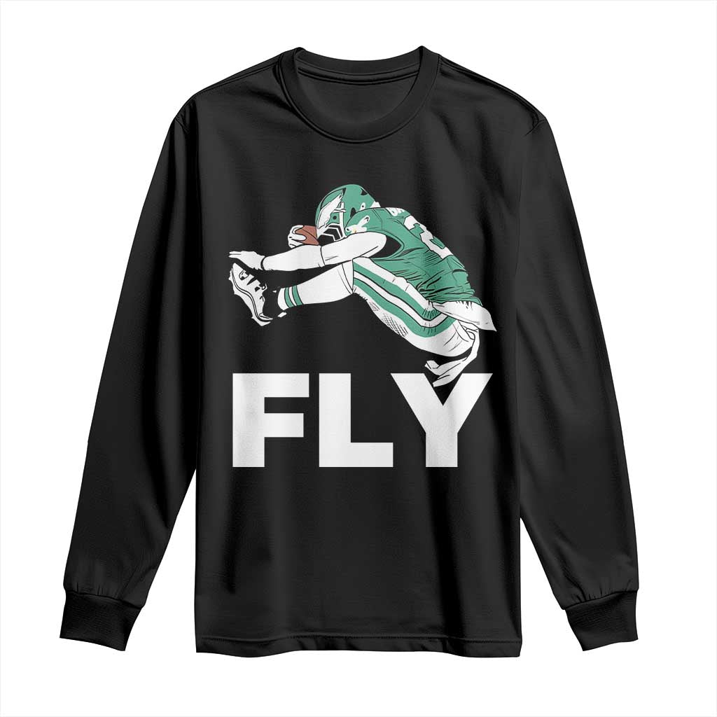 Philly Fan Long Sleeve Shirt Barkley Backwards Hurdle - Wonder Print Shop