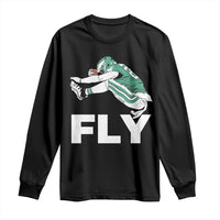 Philly Fan Long Sleeve Shirt Barkley Backwards Hurdle - Wonder Print Shop