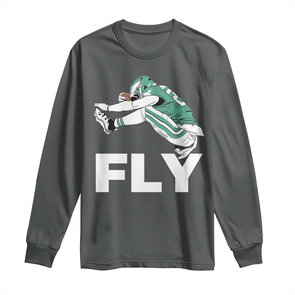 Philly Fan Long Sleeve Shirt Barkley Backwards Hurdle - Wonder Print Shop