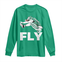 Philly Fan Long Sleeve Shirt Barkley Backwards Hurdle - Wonder Print Shop