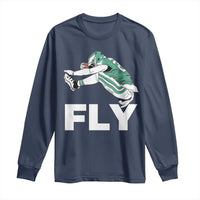 Philly Fan Long Sleeve Shirt Barkley Backwards Hurdle - Wonder Print Shop