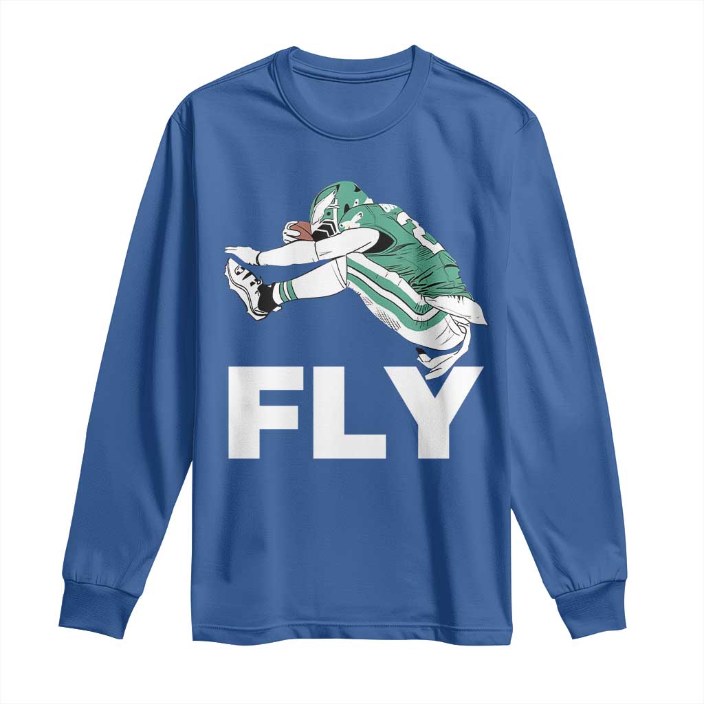 Philly Fan Long Sleeve Shirt Barkley Backwards Hurdle - Wonder Print Shop