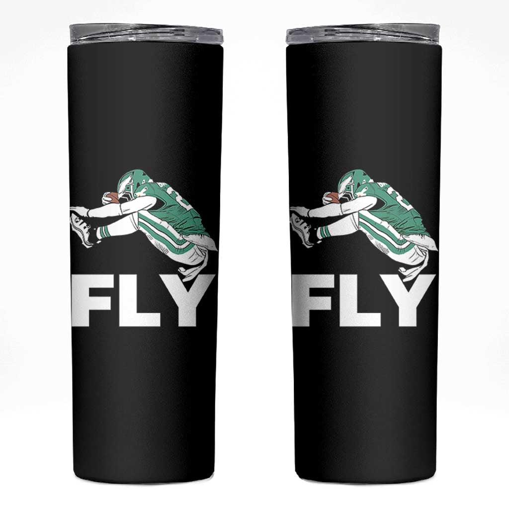Philly Fan Skinny Tumbler Barkley Backwards Hurdle - Wonder Print Shop