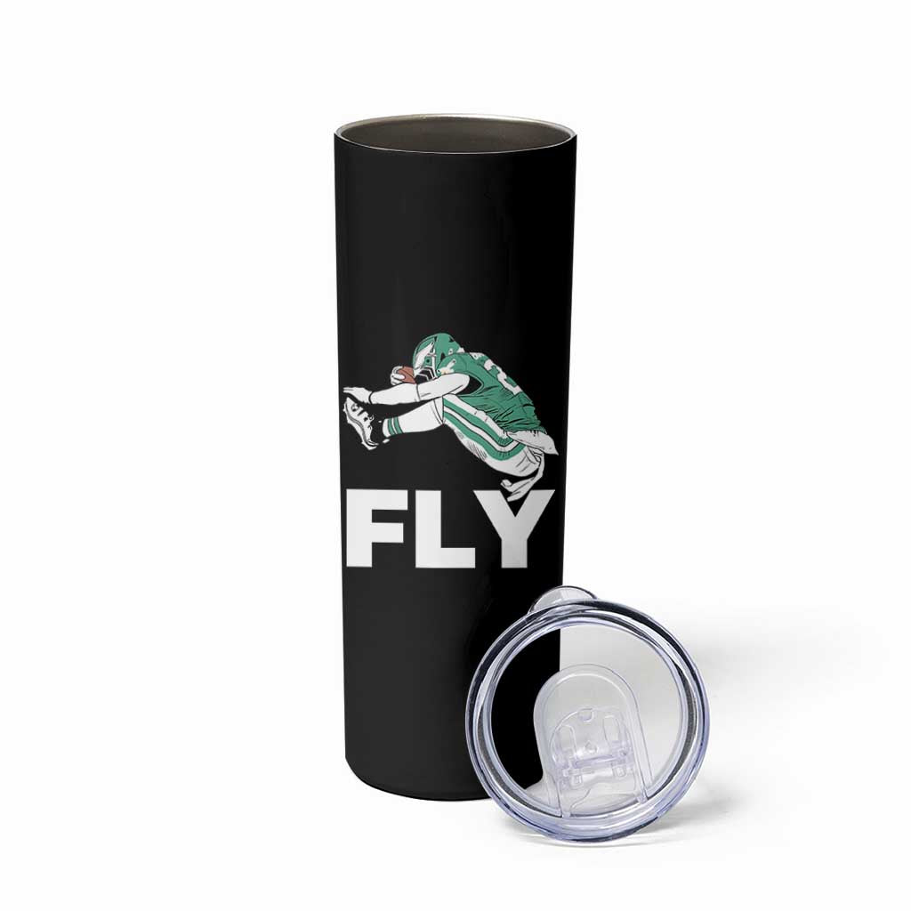 Philly Fan Skinny Tumbler Barkley Backwards Hurdle - Wonder Print Shop