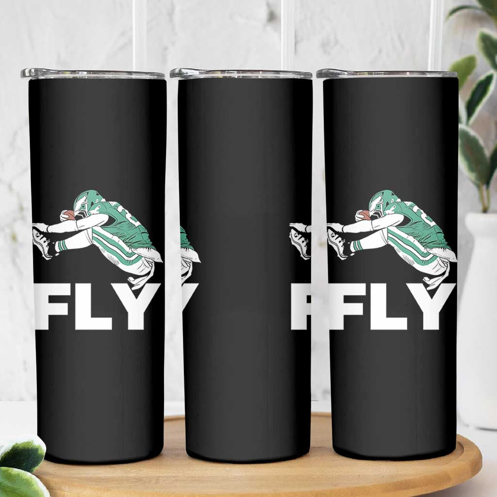 Philly Fan Skinny Tumbler Barkley Backwards Hurdle - Wonder Print Shop