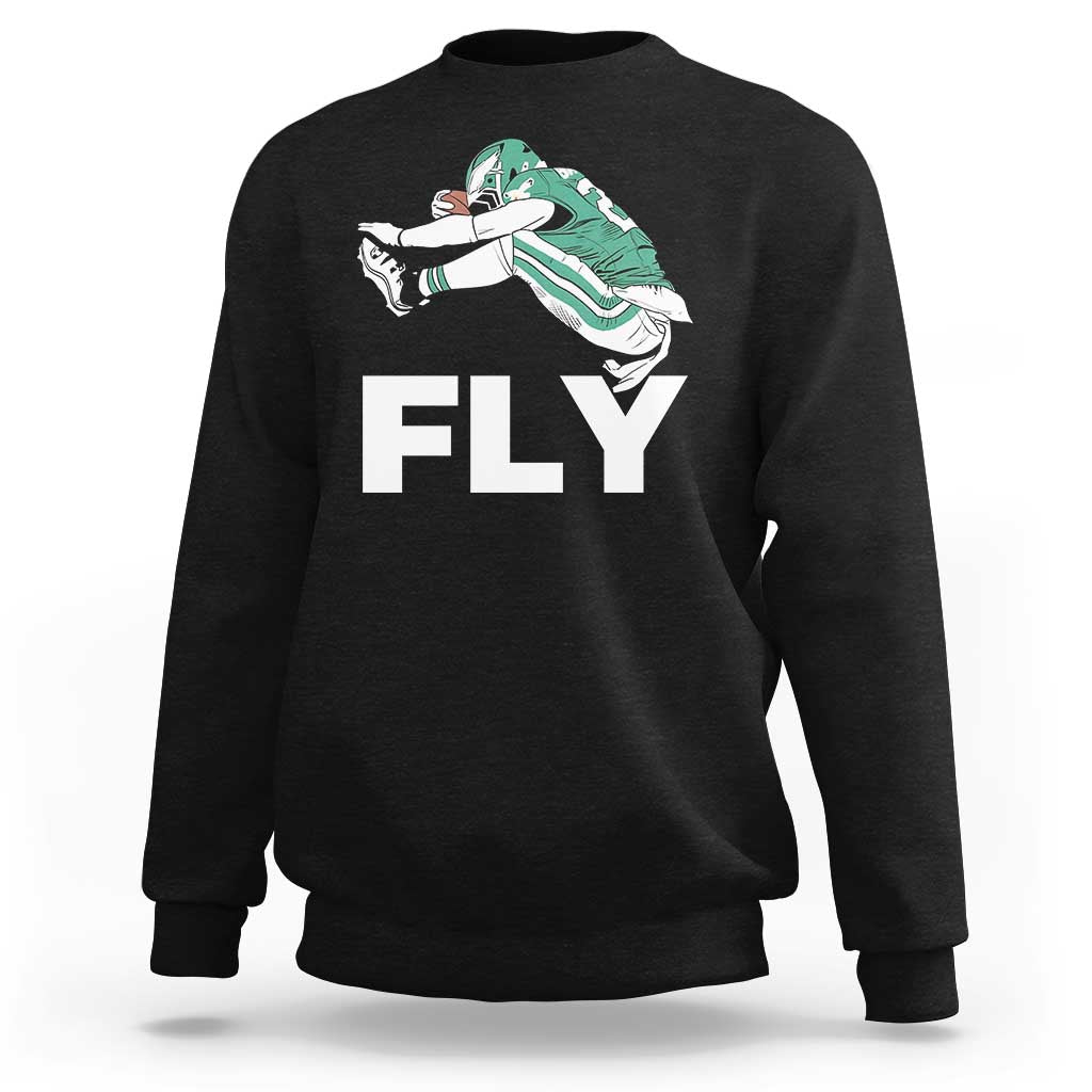 Philly Fan Sweatshirt Barkley Backwards Hurdle - Wonder Print Shop