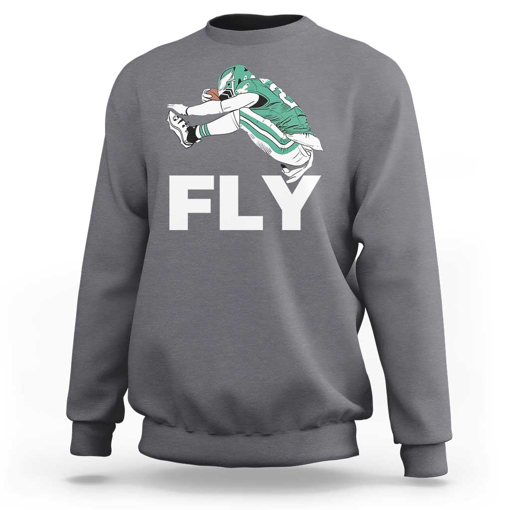 Philly Fan Sweatshirt Barkley Backwards Hurdle - Wonder Print Shop