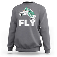 Philly Fan Sweatshirt Barkley Backwards Hurdle - Wonder Print Shop