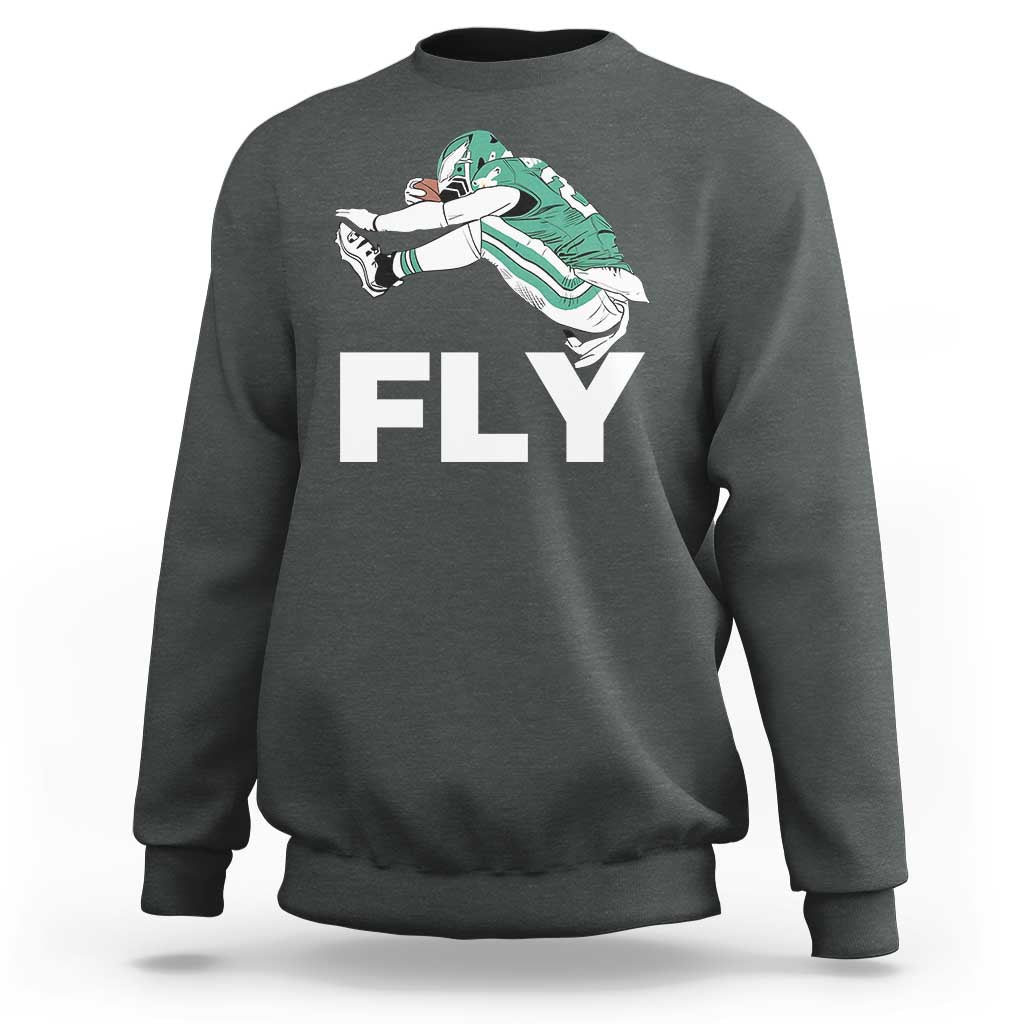 Philly Fan Sweatshirt Barkley Backwards Hurdle - Wonder Print Shop