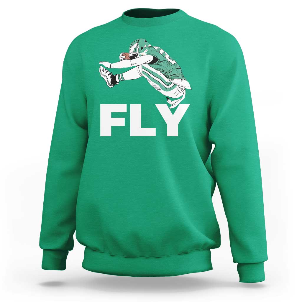 Philly Fan Sweatshirt Barkley Backwards Hurdle - Wonder Print Shop