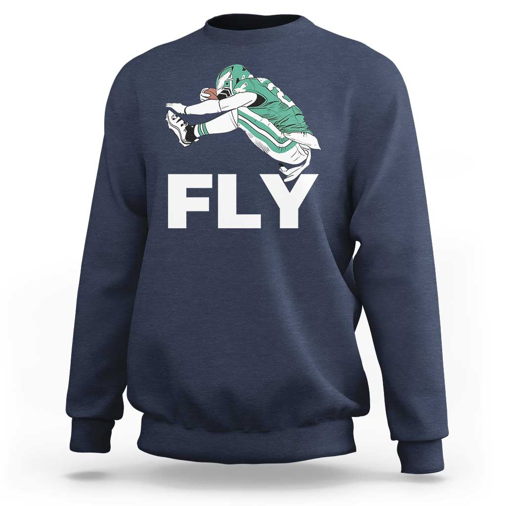 Philly Fan Sweatshirt Barkley Backwards Hurdle - Wonder Print Shop