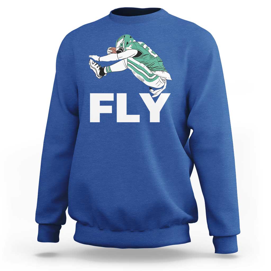 Philly Fan Sweatshirt Barkley Backwards Hurdle - Wonder Print Shop