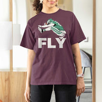 Philly Fan T Shirt For Women Barkley Backwards Hurdle - Wonder Print Shop