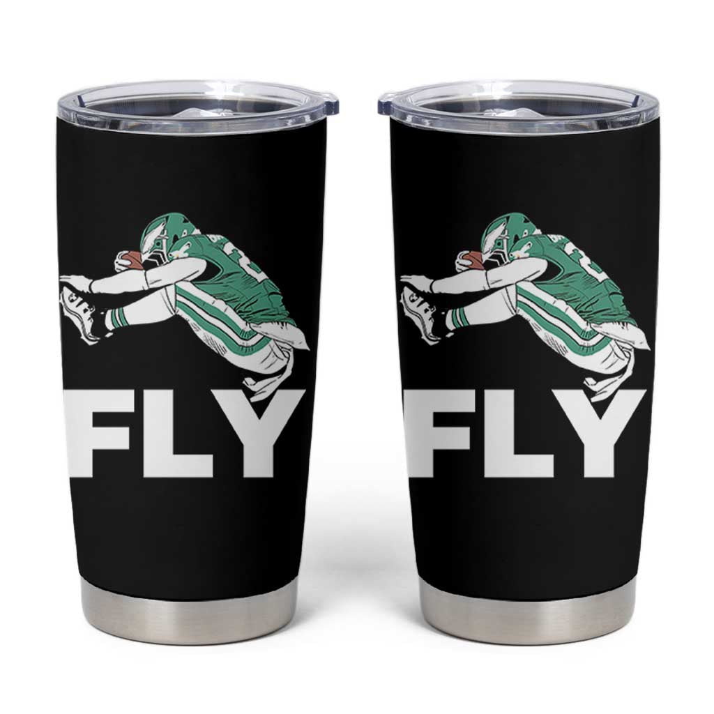 Philly Fan Tumbler Cup Barkley Backwards Hurdle - Wonder Print Shop
