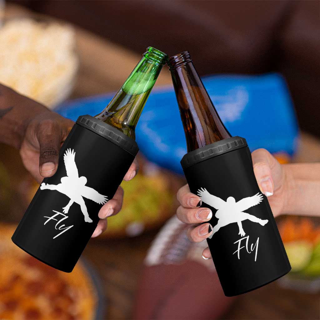 Eagles Fly 4 in 1 Can Cooler Tumbler Philadelphia Birds Spirit - Wonder Print Shop