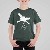 Eagles Fly T Shirt For Kid Philadelphia Birds Spirit - Wonder Print Shop