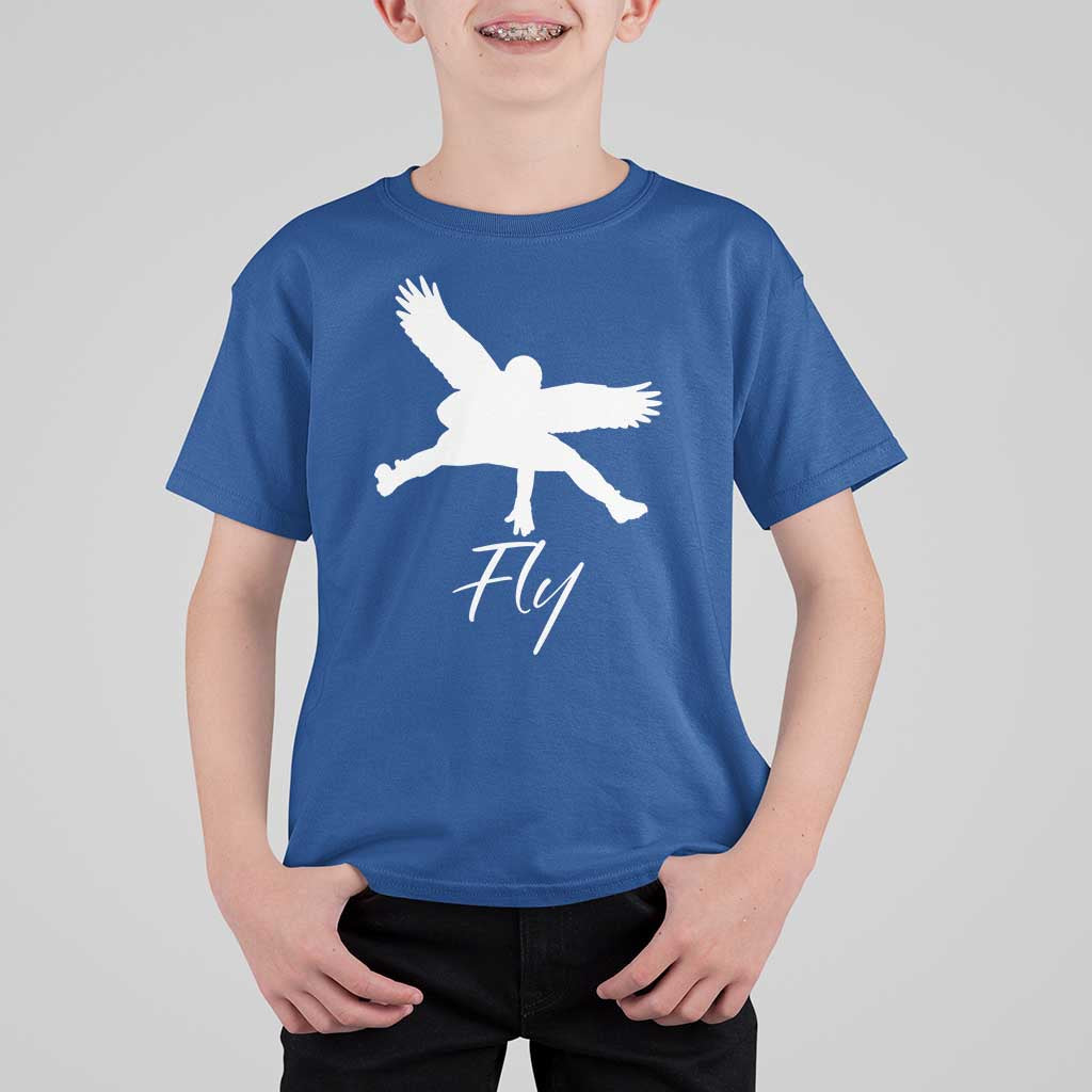 Eagles Fly T Shirt For Kid Philadelphia Birds Spirit - Wonder Print Shop
