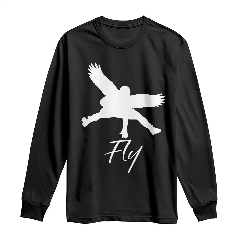 Eagles Fly Long Sleeve Shirt Philadelphia Birds Spirit - Wonder Print Shop