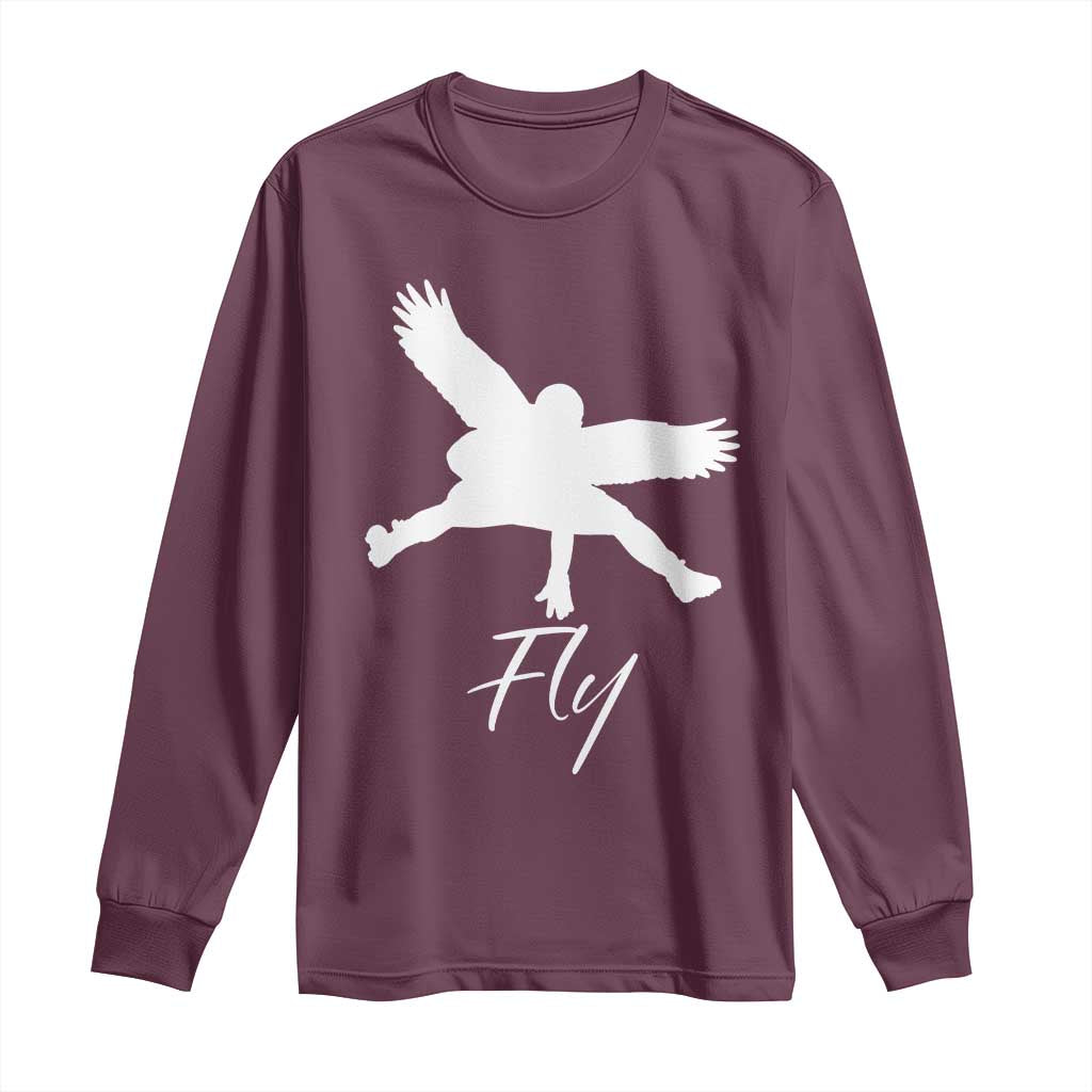 Eagles Fly Long Sleeve Shirt Philadelphia Birds Spirit - Wonder Print Shop
