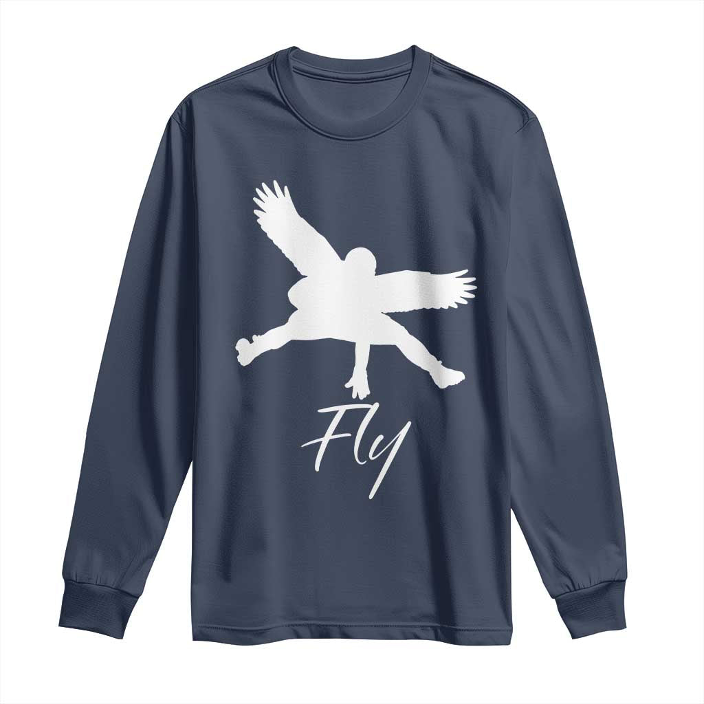 Eagles Fly Long Sleeve Shirt Philadelphia Birds Spirit - Wonder Print Shop