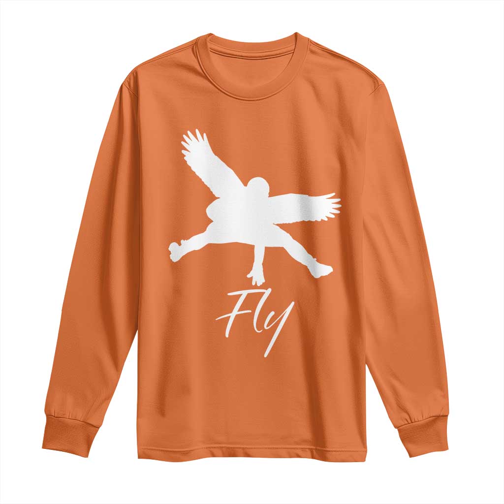 Eagles Fly Long Sleeve Shirt Philadelphia Birds Spirit - Wonder Print Shop