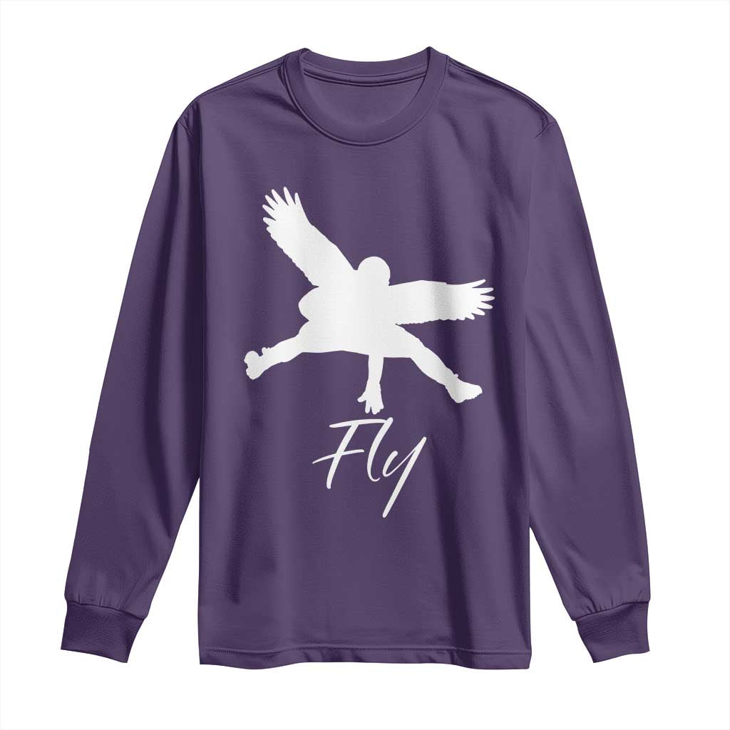 Eagles Fly Long Sleeve Shirt Philadelphia Birds Spirit - Wonder Print Shop