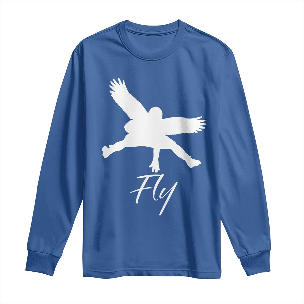 Eagles Fly Long Sleeve Shirt Philadelphia Birds Spirit - Wonder Print Shop