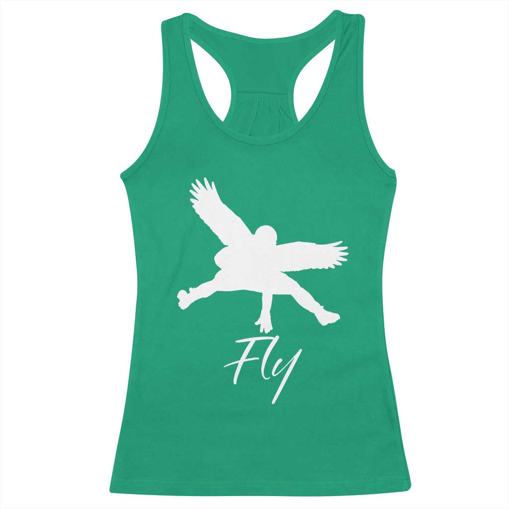 Eagles Fly Racerback Tank Top Philadelphia Birds Spirit - Wonder Print Shop