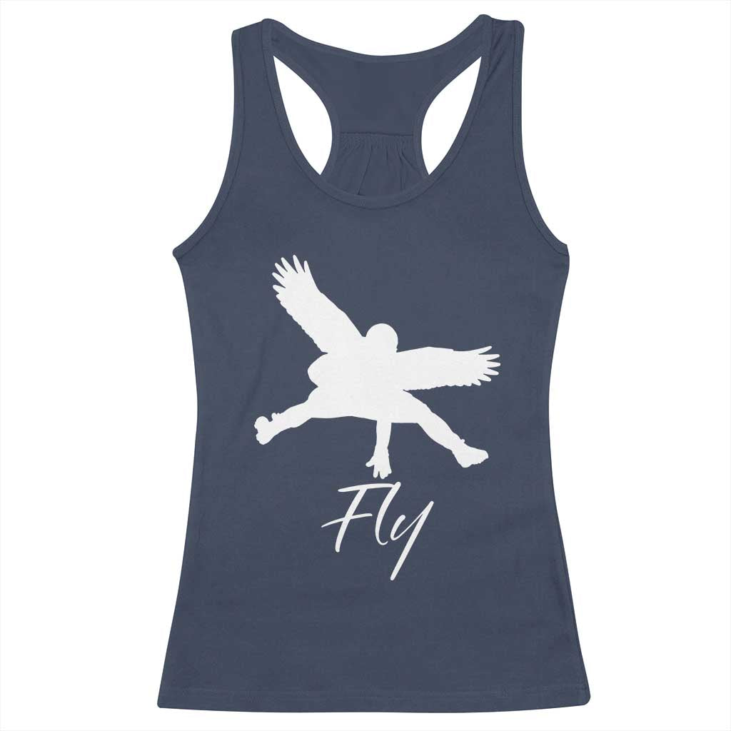 Eagles Fly Racerback Tank Top Philadelphia Birds Spirit - Wonder Print Shop