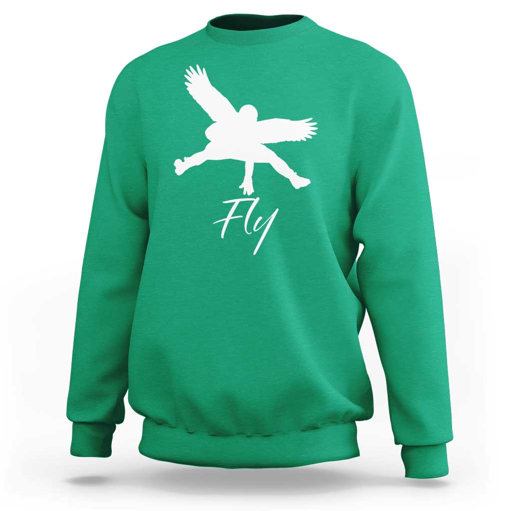 Eagles Fly Sweatshirt Philadelphia Birds Spirit - Wonder Print Shop