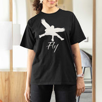 Eagles Fly T Shirt For Women Philadelphia Birds Spirit - Wonder Print Shop