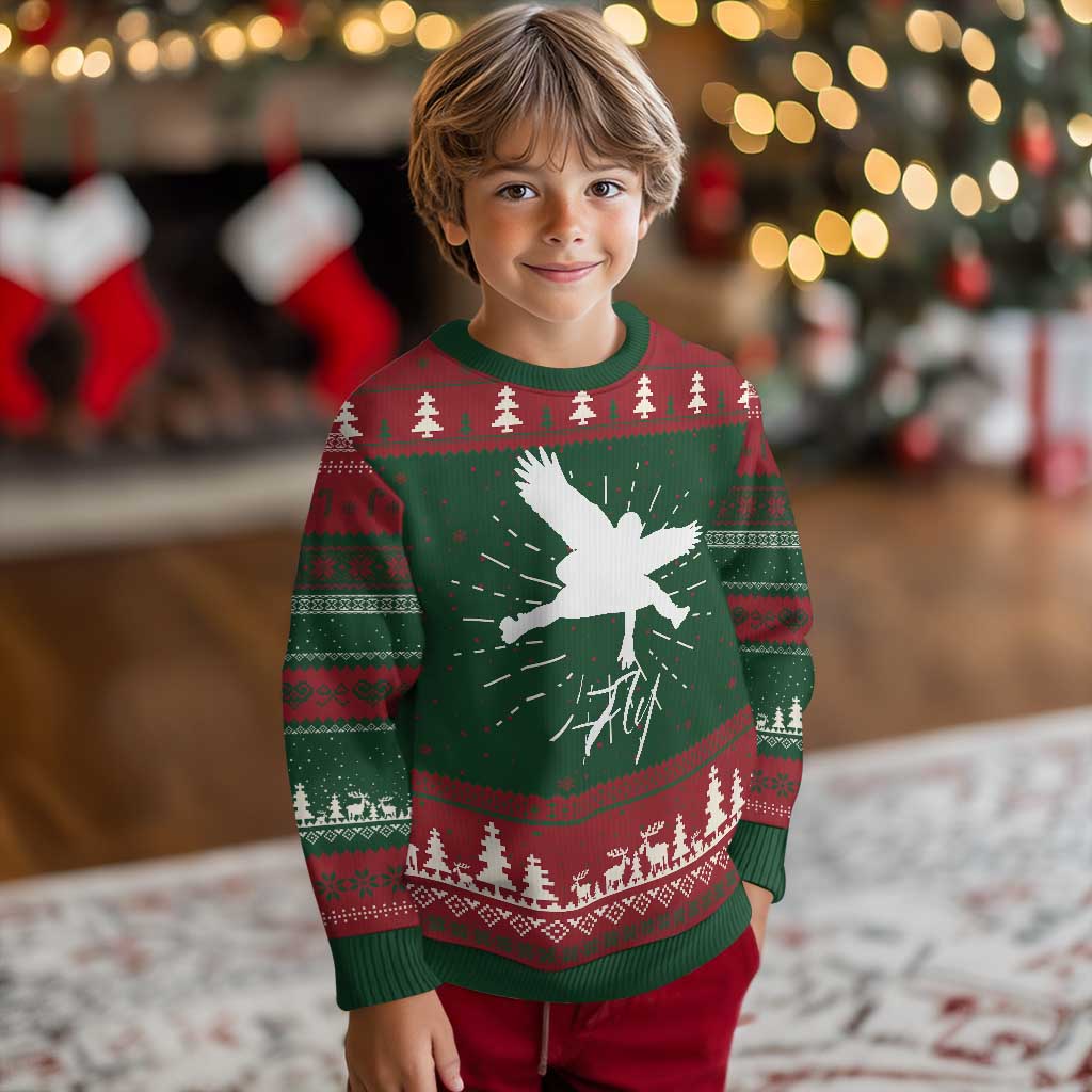 Eagles Fly Knitted Sweatshirt Philadelphia Birds Spirit - Wonder Print Shop