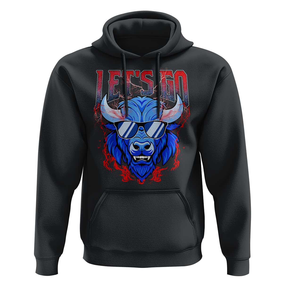 Let's Go Buffalo Hoodie Fan Apparel WNY Pride