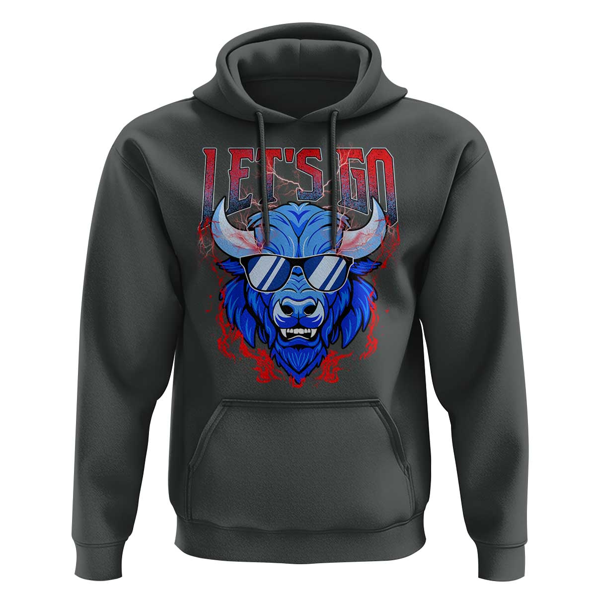 Let's Go Buffalo Hoodie Fan Apparel WNY Pride