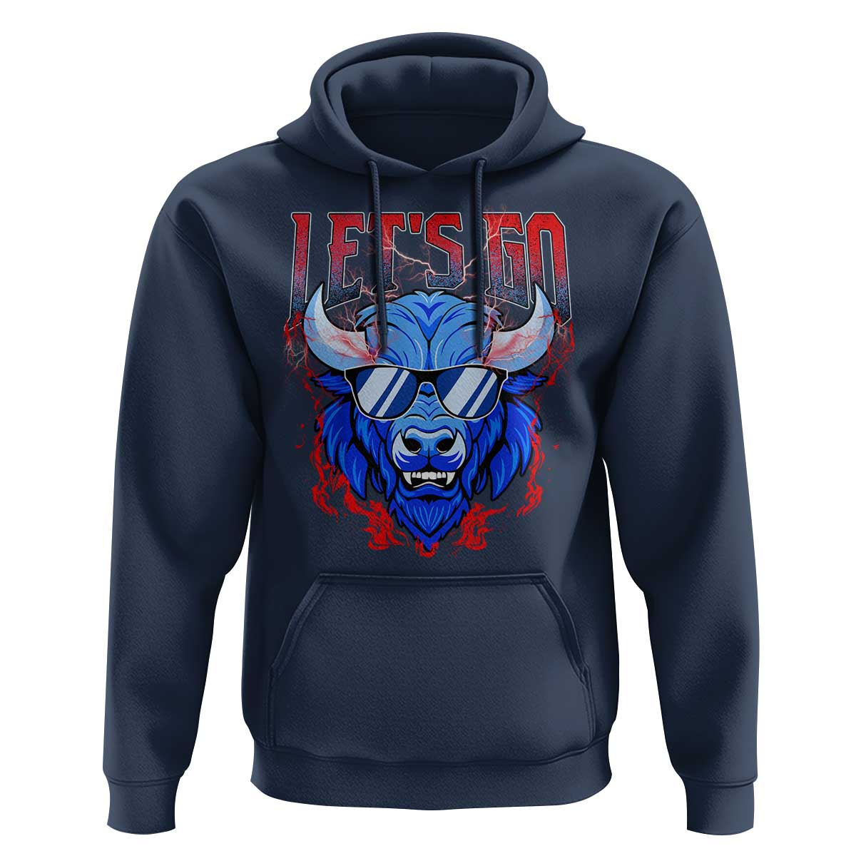 Let's Go Buffalo Hoodie Fan Apparel WNY Pride