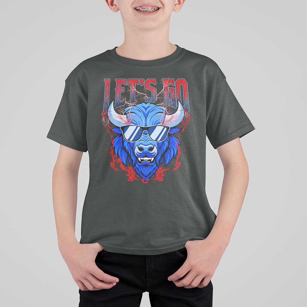Let's Go Buffalo T Shirt For Kid Fan Apparel WNY Pride - Wonder Print Shop