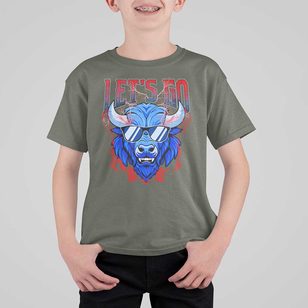 Let's Go Buffalo T Shirt For Kid Fan Apparel WNY Pride - Wonder Print Shop